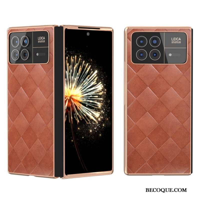 Coque Xiaomi Mix Fold 3 Motif Tissé