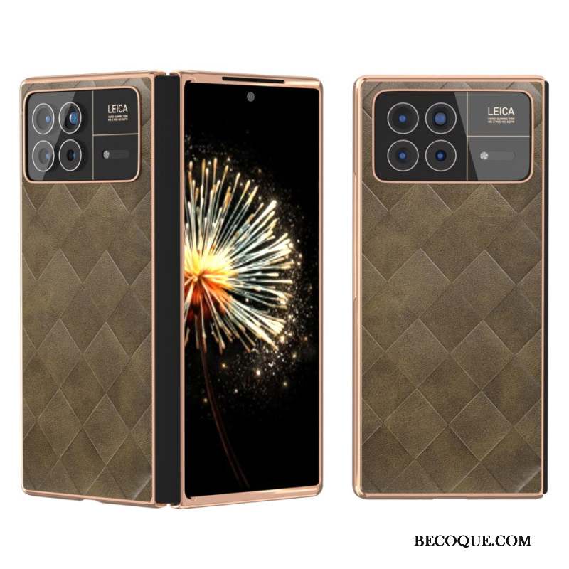 Coque Xiaomi Mix Fold 3 Motif Tissé