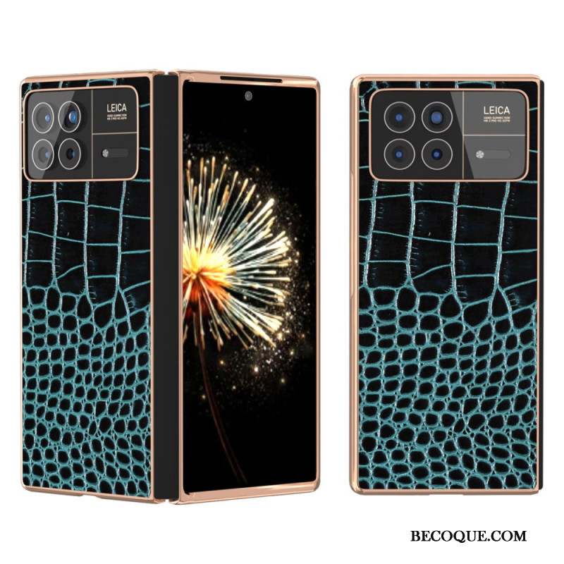 Coque Xiaomi Mix Fold 3 Style Crocodile