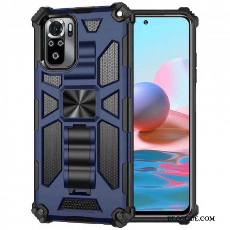 Coque Xiaomi Redmi Note 10/10S/Poco M5s Détachable avec Support Amovible