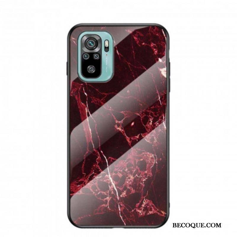 Coque Xiaomi Redmi Note 10/10S/Poco M5s Verre Trempé Marble Colors