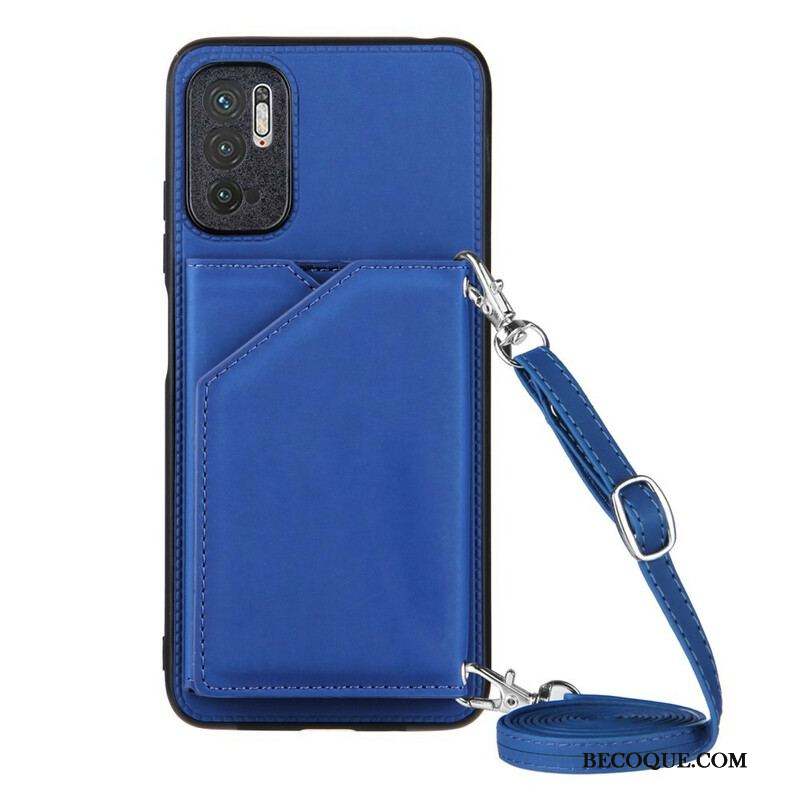 Coque Xiaomi Redmi Note 10 5G / Poco M3 Pro 5G Bandoulière Porte-cartes