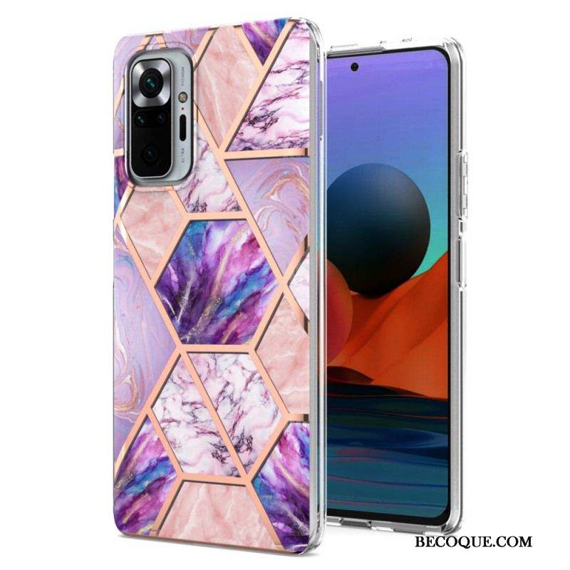 Coque Xiaomi Redmi Note 10 Pro Marbre Géométrie Intense