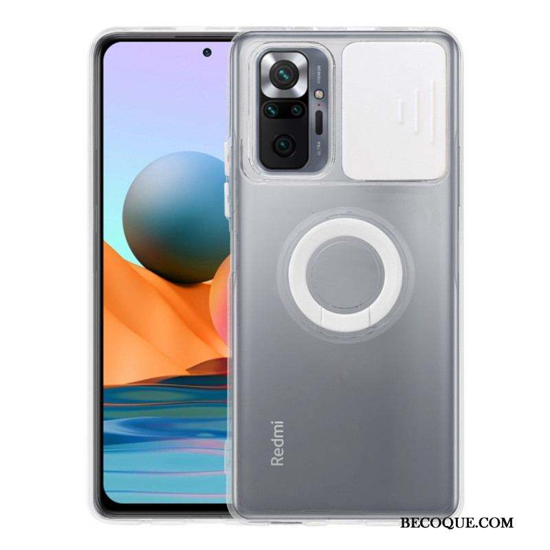 Coque Xiaomi Redmi Note 10 Pro Protège Appareil Photo avec Support