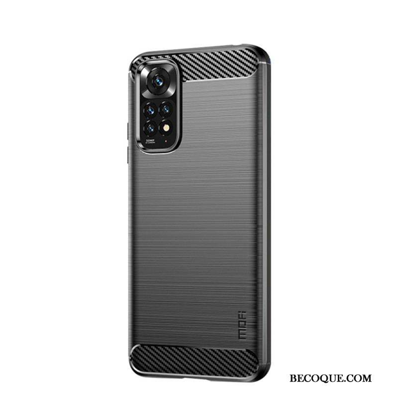 Coque Xiaomi Redmi Note 11 / 11s Fibre Carbone Brossée MOFI