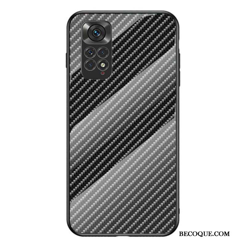 Coque Xiaomi Redmi Note 11 / 11s Verre Trempé Fibre Carbone