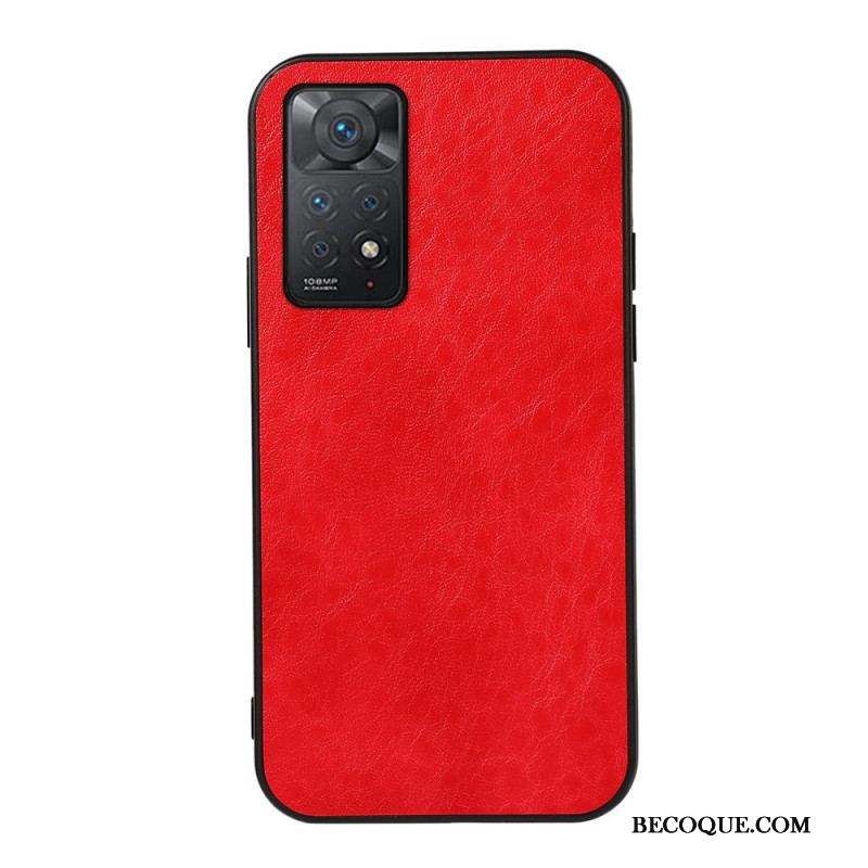 Coque Xiaomi Redmi Note 11 Pro / Note 11 Pro 5G Simili Cuir Texturé