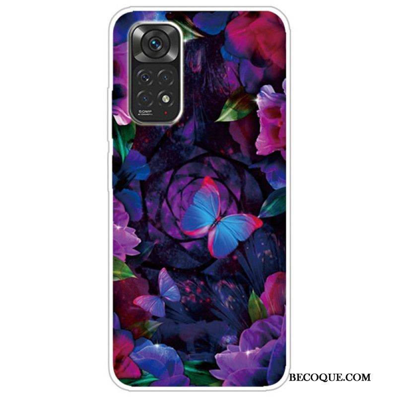 Coque Xiaomi Redmi Note 11 Pro / Note 11 Pro 5G Variation Papillons