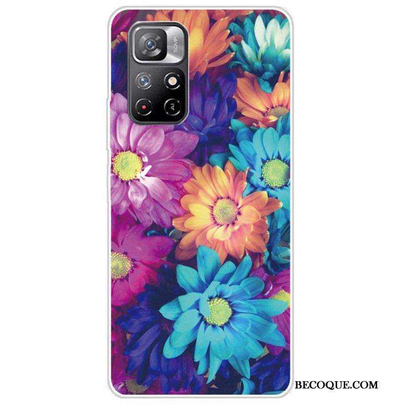 Coque Xiaomi Redmi Note 11 Pro Plus 5G Flexible Fleurs