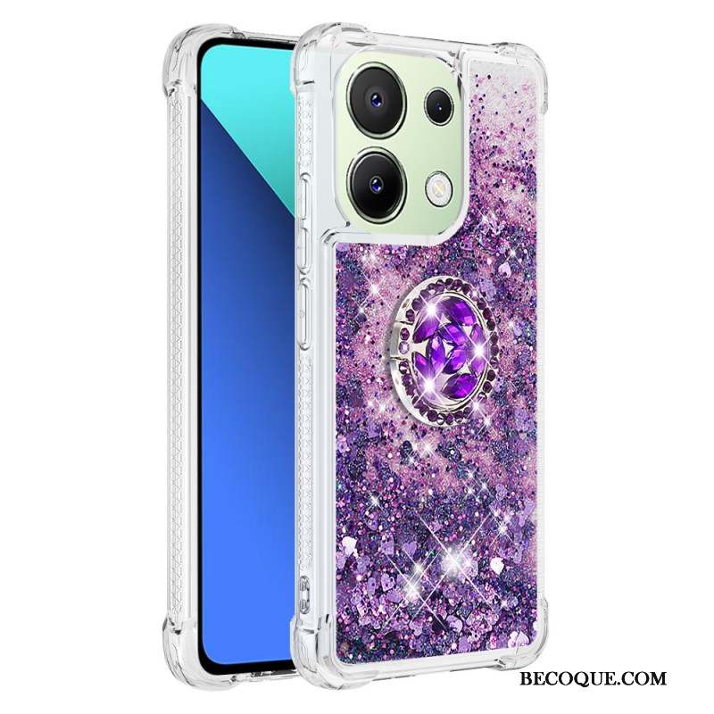 Coque Xiaomi Redmi Note 13 4G Anneau-Support Paillettes