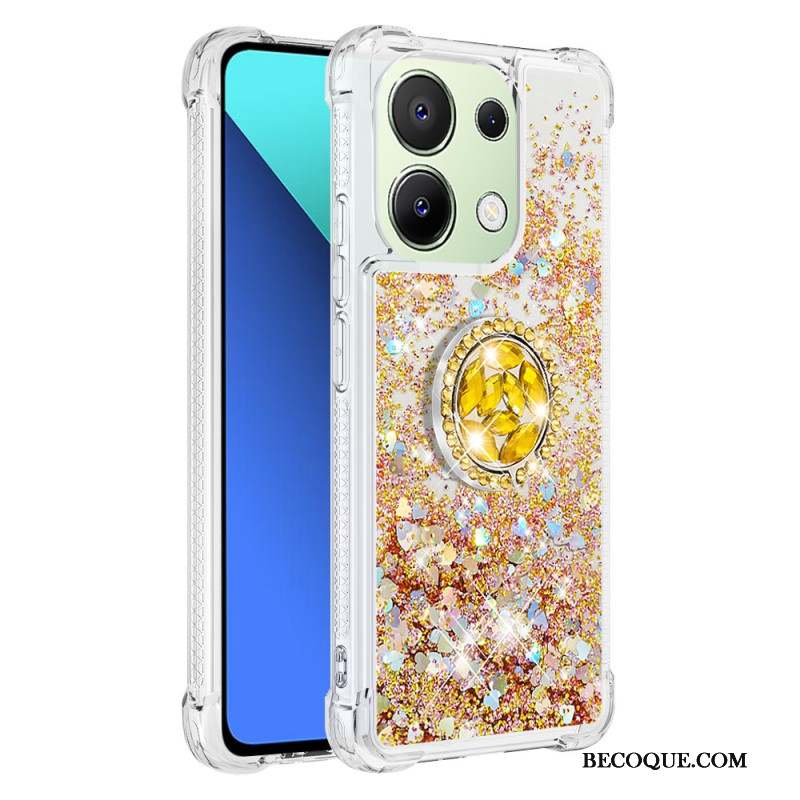 Coque Xiaomi Redmi Note 13 4G Anneau-Support Paillettes