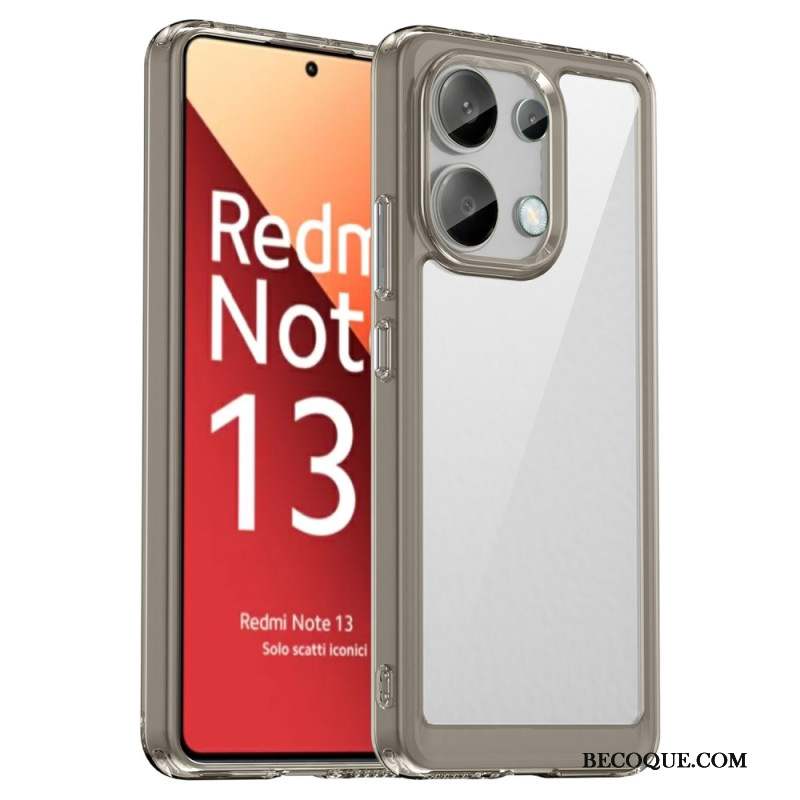 Coque Xiaomi Redmi Note 13 4G Hybride Rebords Colorés