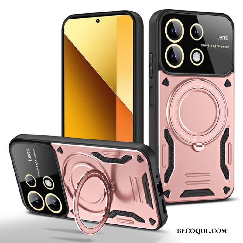 Coque Xiaomi Redmi Note 13 4G Magnétique avec Support Métallique