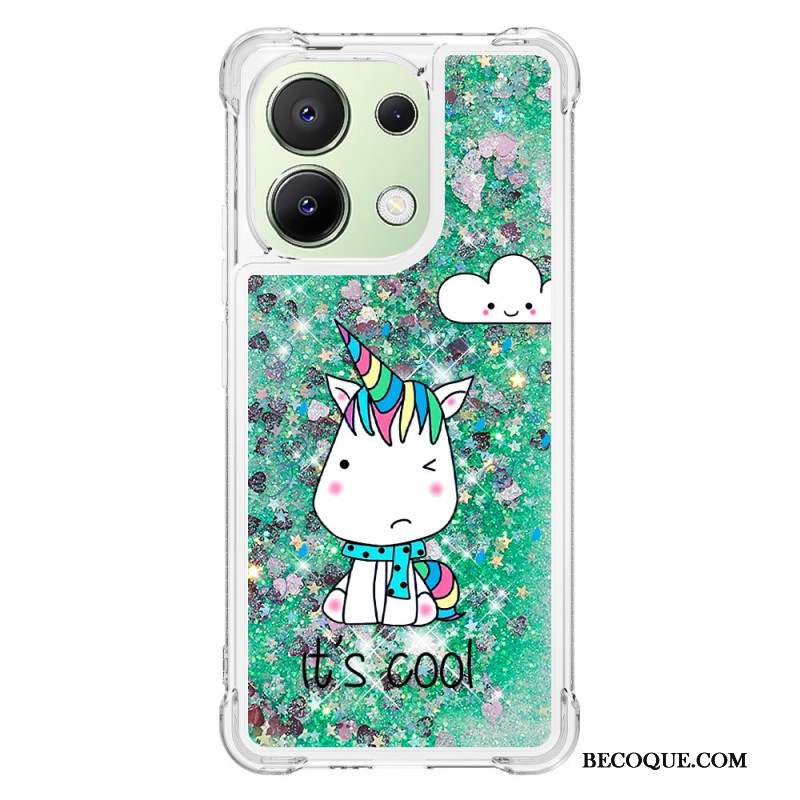 Coque Xiaomi Redmi Note 13 4G Paillettes Motif Cartoon