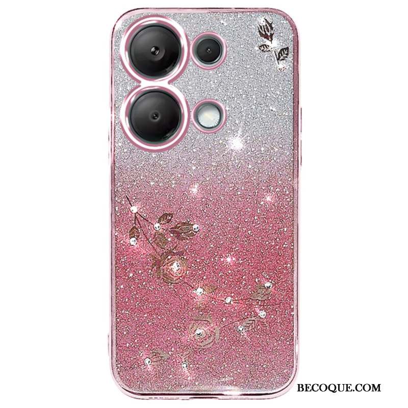 Coque Xiaomi Redmi Note 13 4G Paillettes et Strass