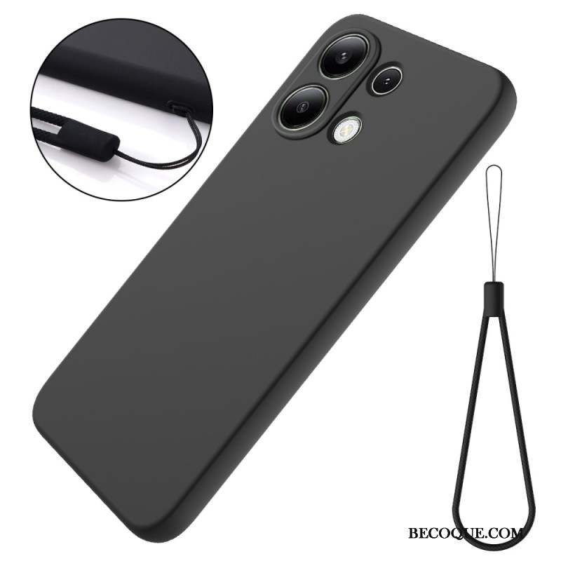 Coque Xiaomi Redmi Note 13 4G Silicone Liquide à Lanière