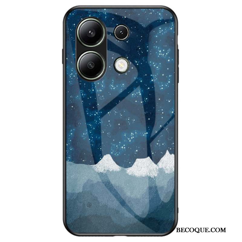 Coque Xiaomi Redmi Note 13 4G Verre Trempé Ciel Étoilé