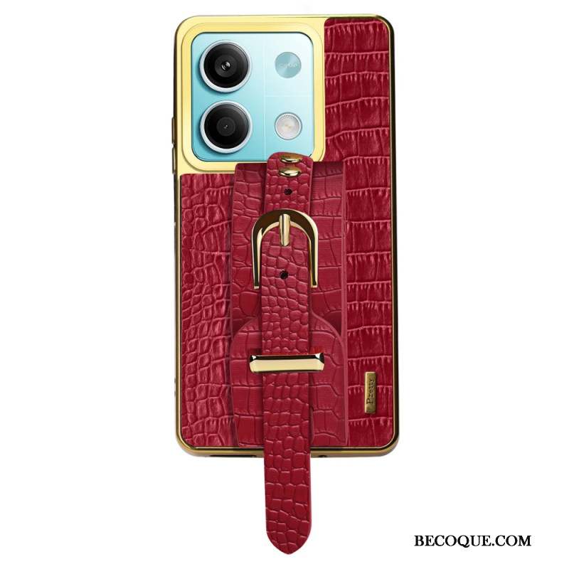 Coque Xiaomi Redmi Note 13 5G Design Bracelet et Texture Crocodile