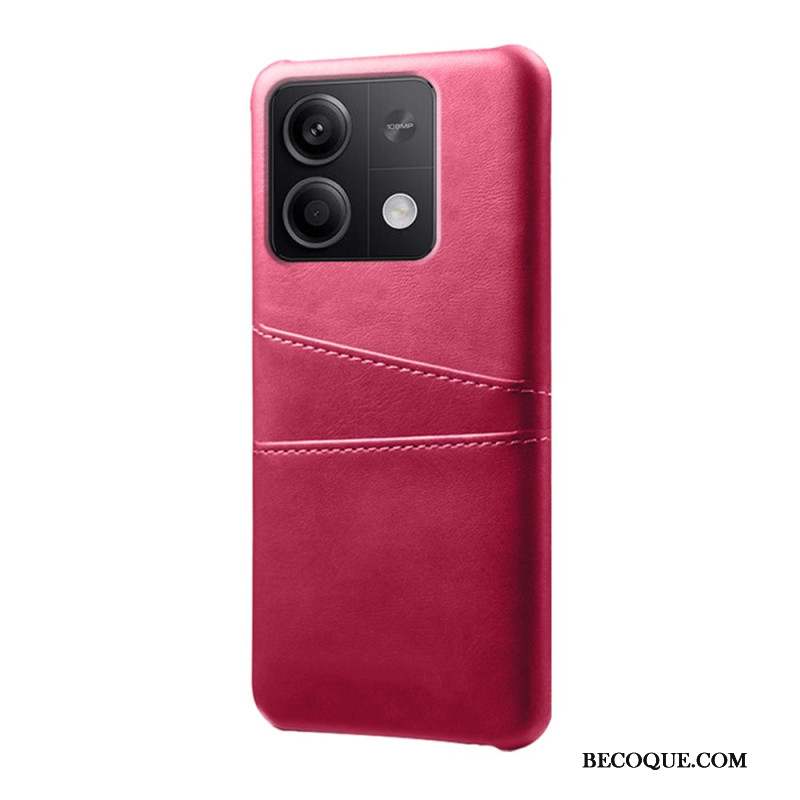 Coque Xiaomi Redmi Note 13 5G Effet Cuir Porte-Cartes