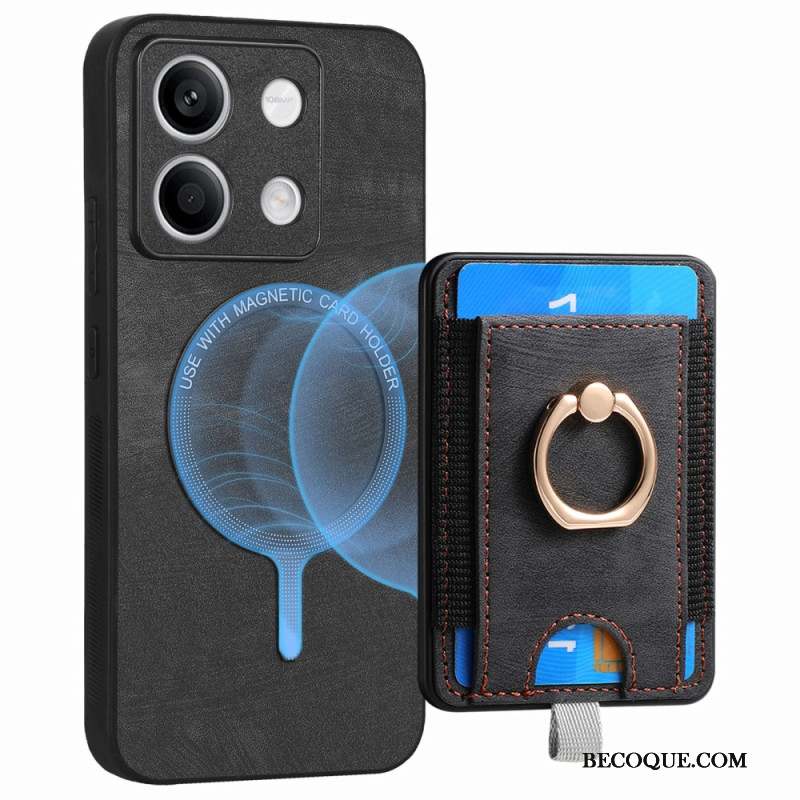 Coque Xiaomi Redmi Note 13 5G Porte-Cartes Détachable et Anneau