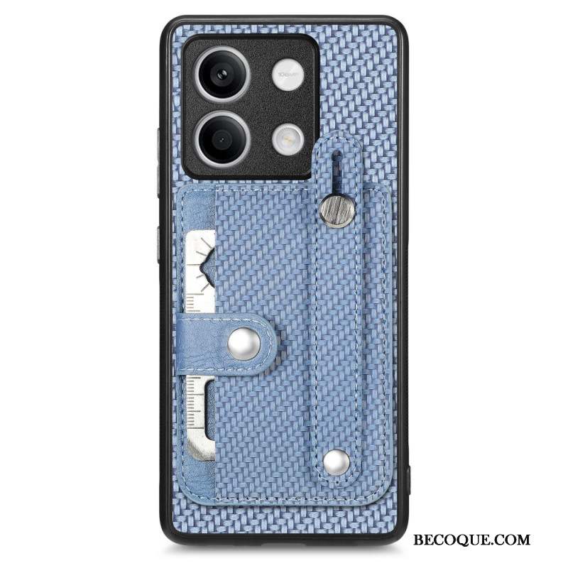 Coque Xiaomi Redmi Note 13 5G Porte-Cartes et Sangle