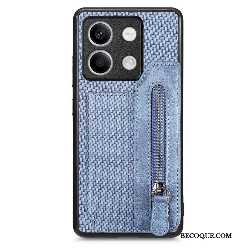 Coque Xiaomi Redmi Note 13 5G Porte-Monnaie à Fermeture Éclair