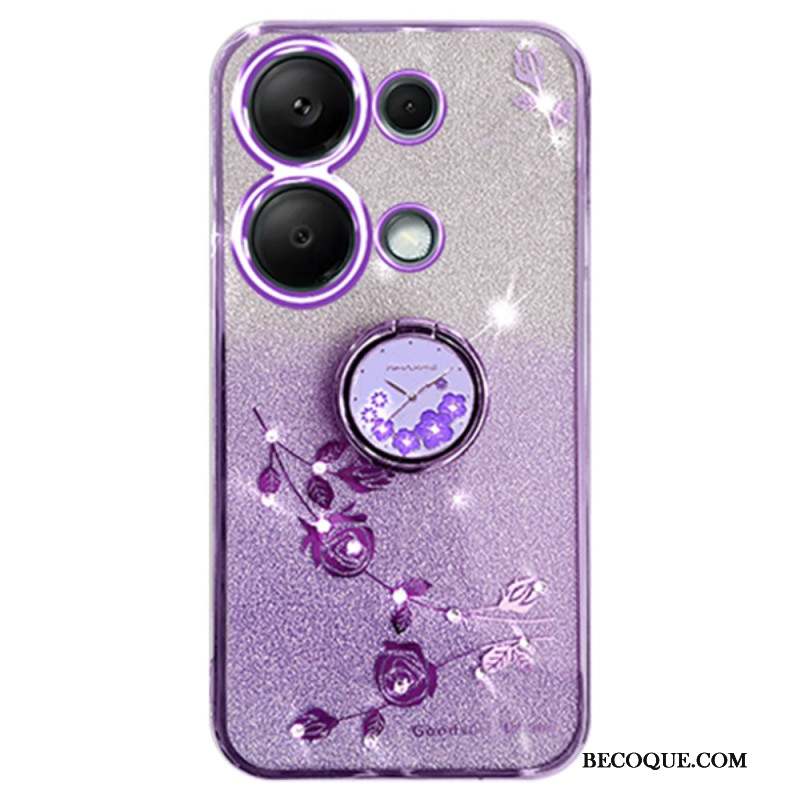 Coque Xiaomi Redmi Note 13 5G Support Paillettes et Strass KADEM