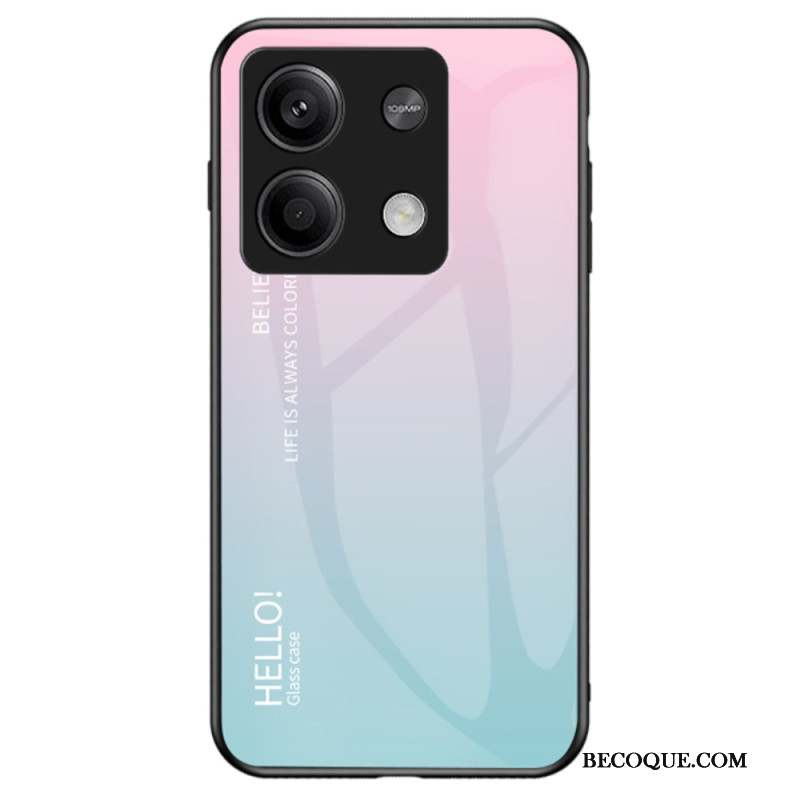 Coque Xiaomi Redmi Note 13 5G Verre Trempé Gradient Color