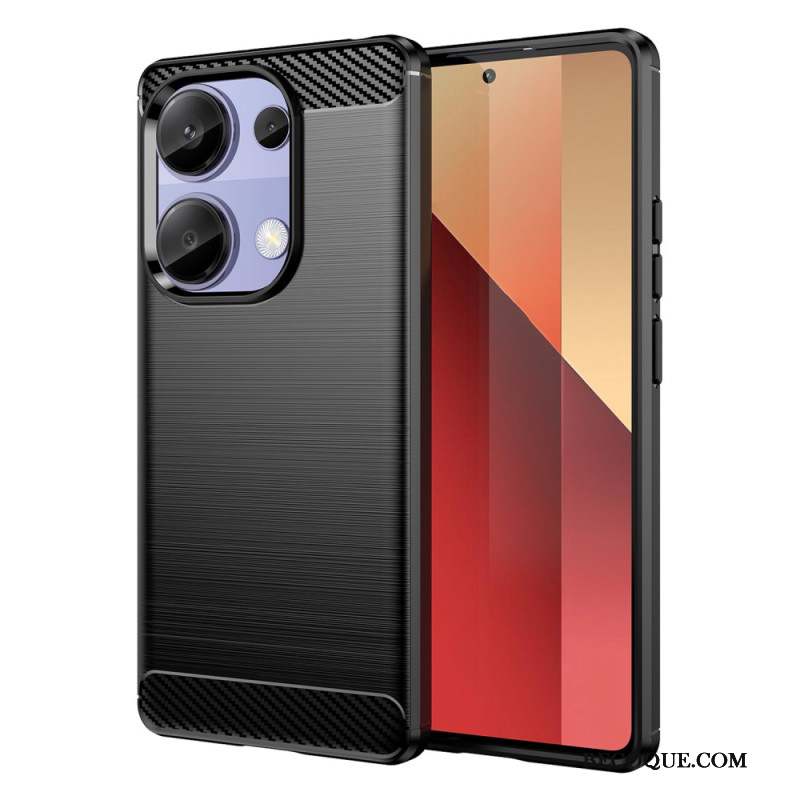 Coque Xiaomi Redmi Note 13 Pro 4G / Poco M6 Pro 4G Fibre Carbone Brossée