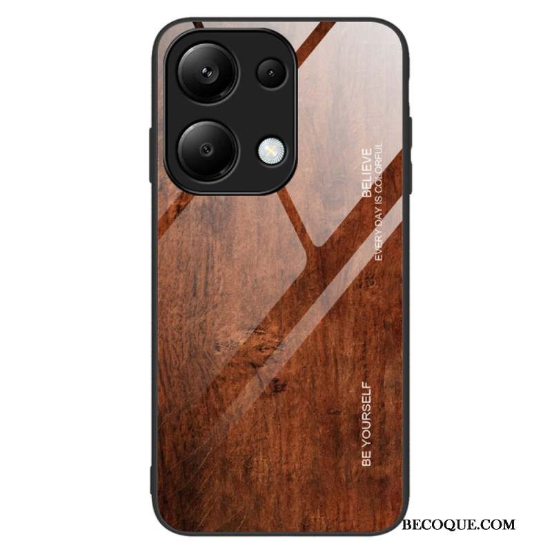 Coque Xiaomi Redmi Note 13 Pro 4G / Poco M6 Pro 4G Verre Trempé Bois