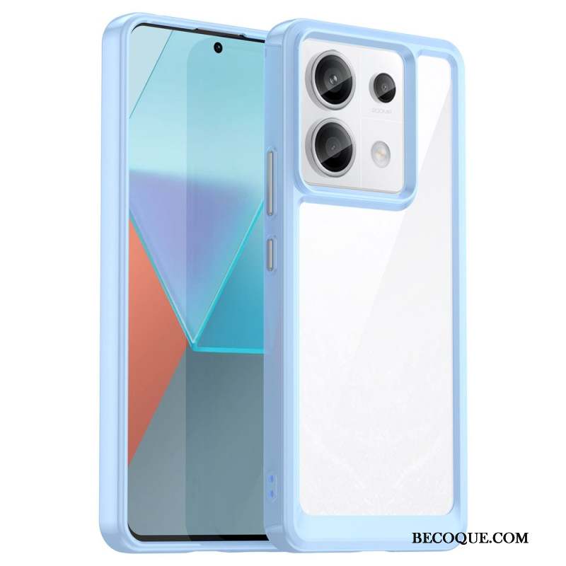 Coque Xiaomi Redmi Note 13 Pro 5G / Poco X6 5G Hybride Rebords Colorés