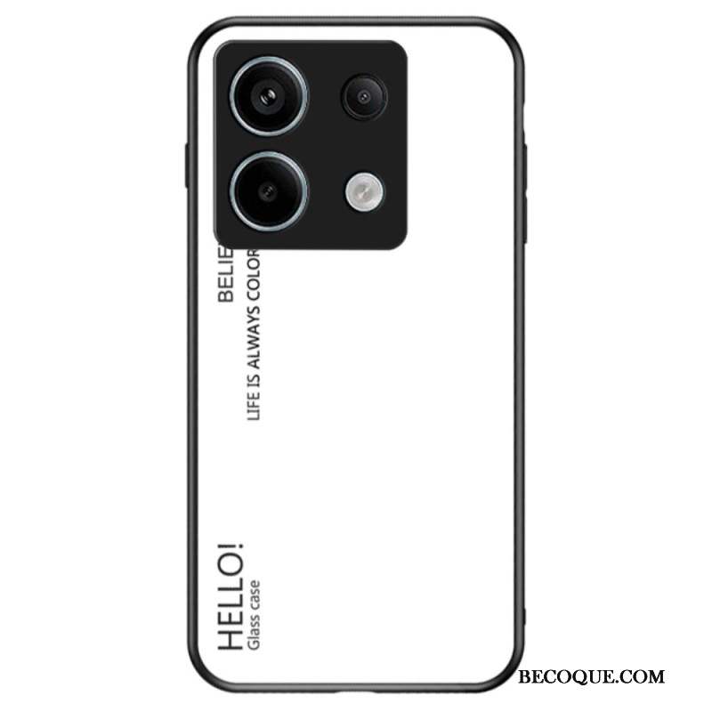 Coque Xiaomi Redmi Note 13 Pro 5G / Poco X6 5G Verre Trempé Hello