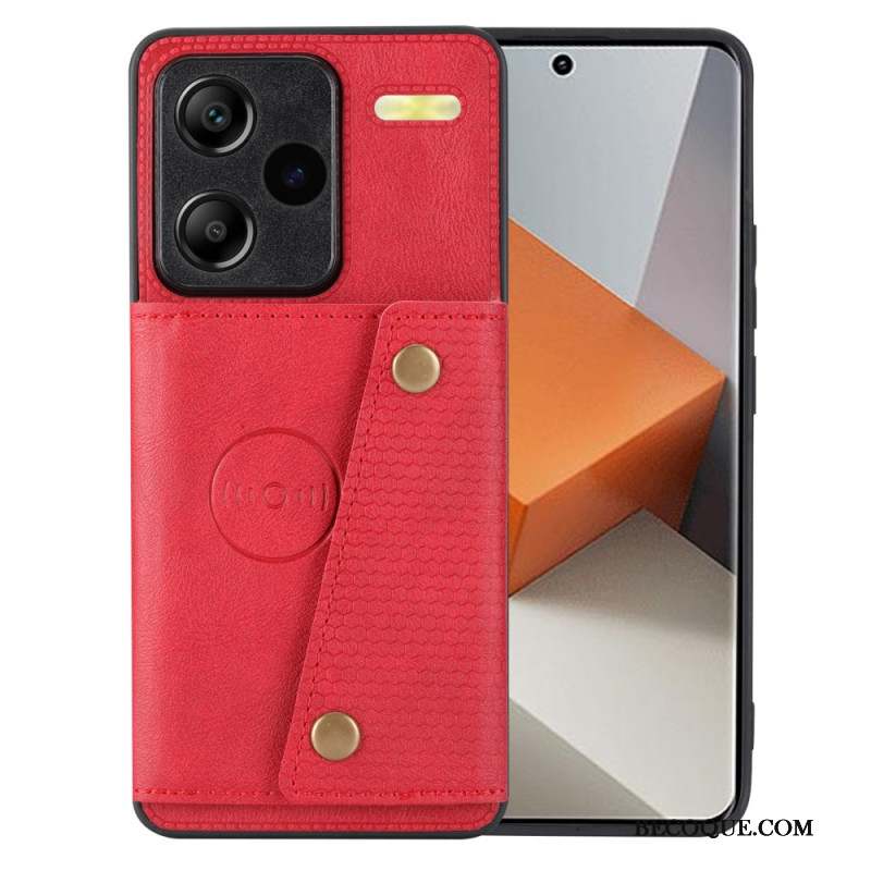 Coque Xiaomi Redmi Note 13 Pro Plus 5G avec Support et Porte-Cartes