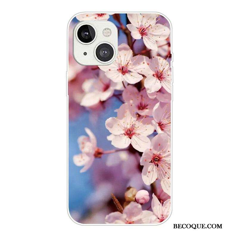 Coque iPhone 13 Mini Fleurs Réalistes