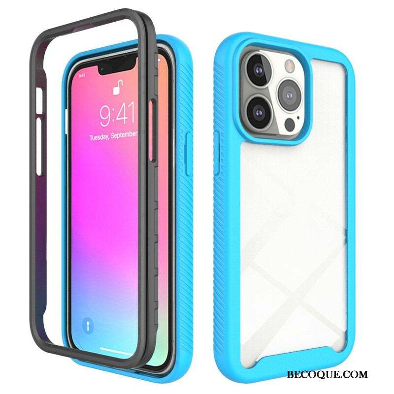 Coque iPhone 13 Pro Conception Hybride Rebords Silicone