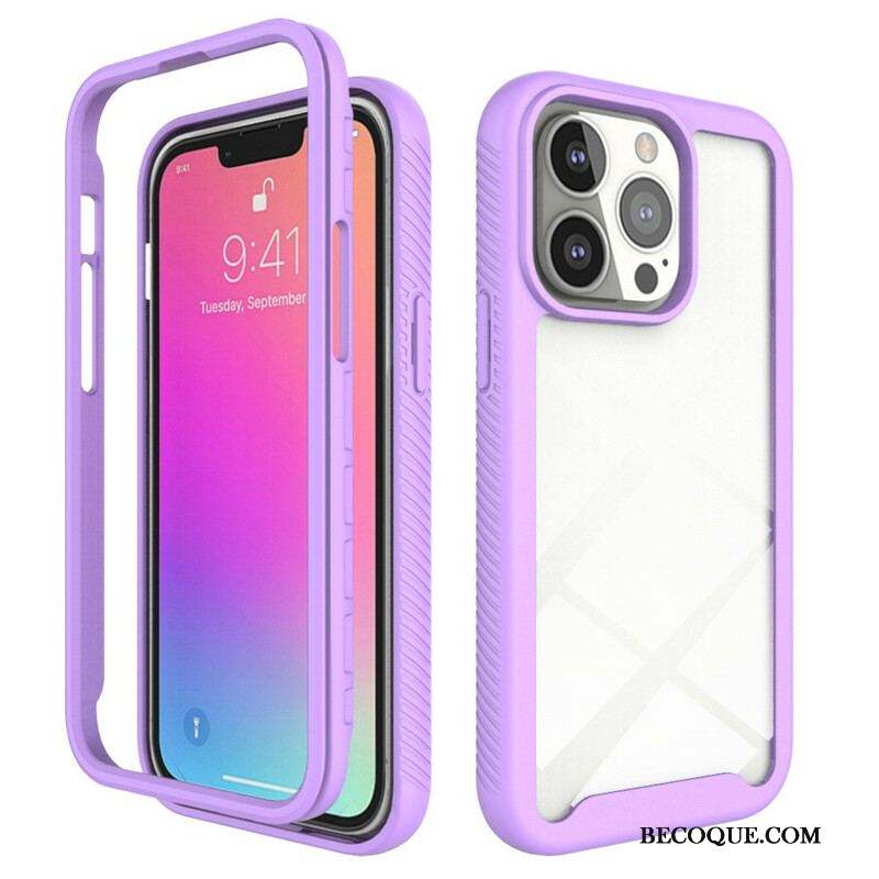 Coque iPhone 13 Pro Conception Hybride Rebords Silicone