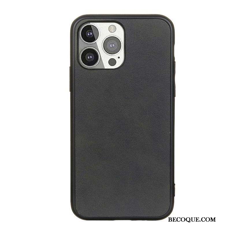 Coque iPhone 13 Pro Effet Cuir Look Raffiné