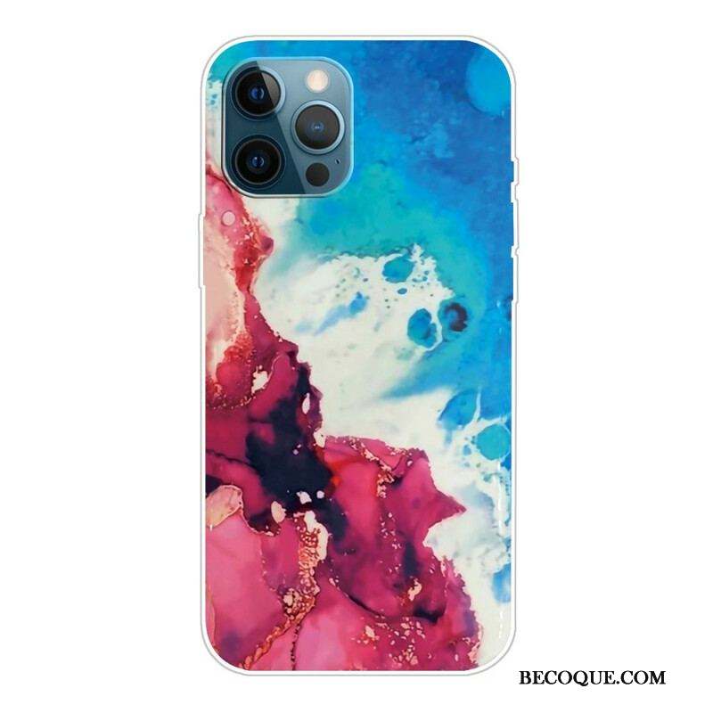 Coque iPhone 13 Pro Marbre Géométrique Décliné