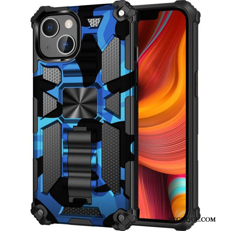 Coque iPhone 13 Pro Max Camouflage Support Amovible