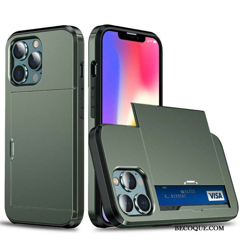 Coque iPhone 13 Pro Max Porte-Carte à Glissière