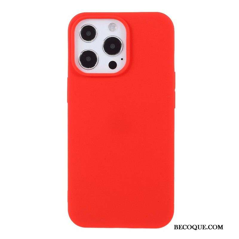 Coque iPhone 13 Pro Max Silicone Flexible Mat