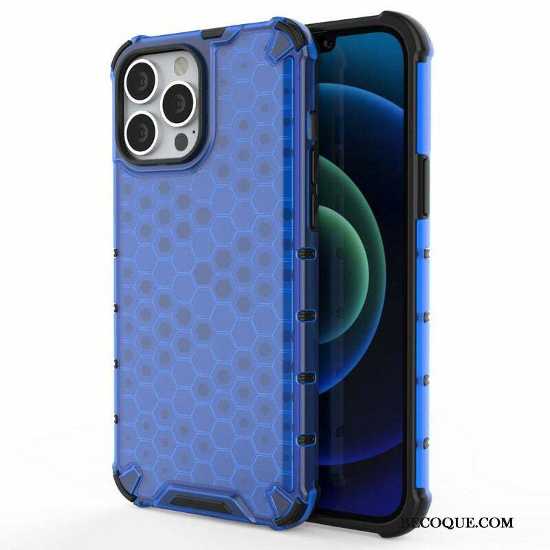 Coque iPhone 13 Pro Max Style Nid d'Abeille