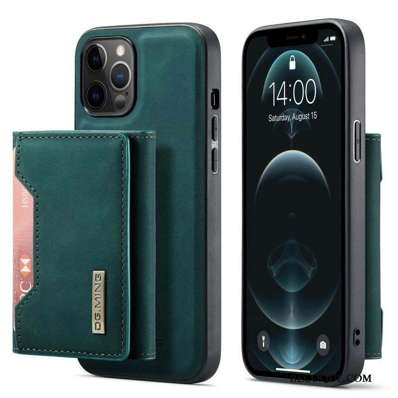 Coque iPhone 13 Pro Porte-Cartes Détachable DG.MING