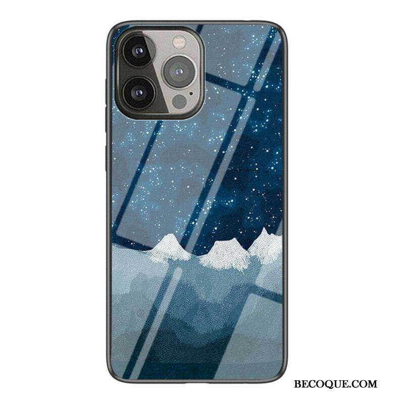 Coque iPhone 13 Pro Verre Trempé Starry Sky