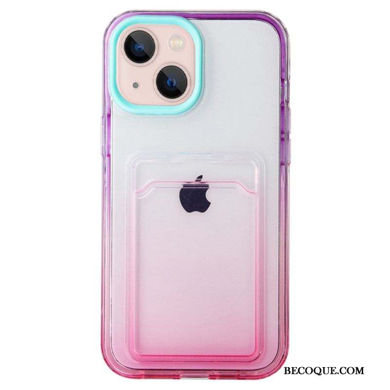 Coque iPhone 14 Gradient Porte-Carte