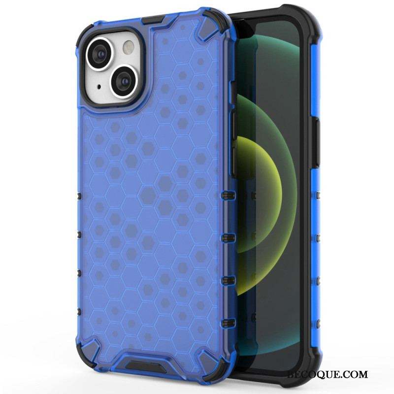 Coque iPhone 14 Plus Style Nid d'Abeille