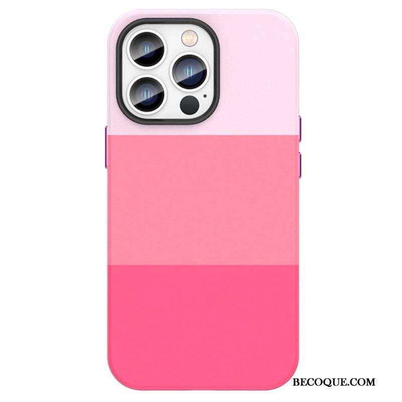 Coque iPhone 14 Pro Bandes Colorées