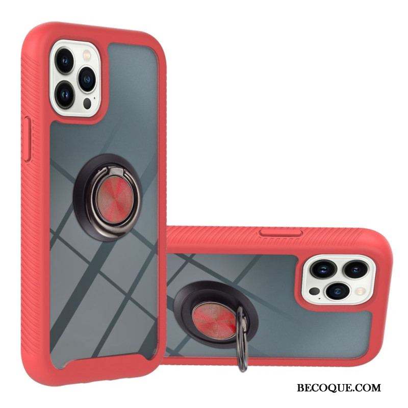 Coque iPhone 14 Pro Hybride Anneau-Support