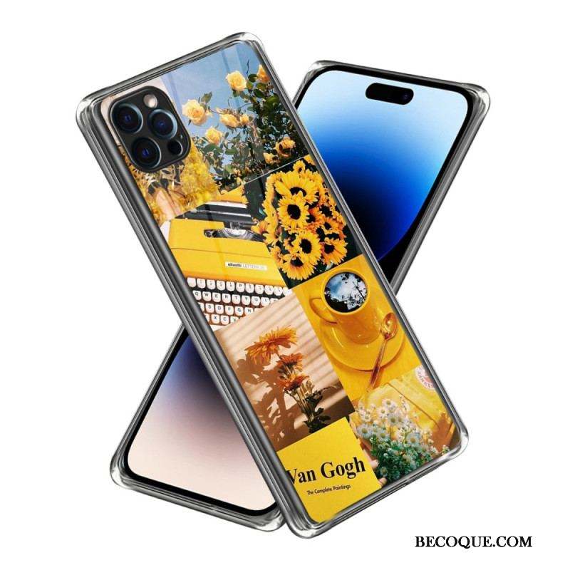 Coque iPhone 14 Pro Max Tournesols Intenses