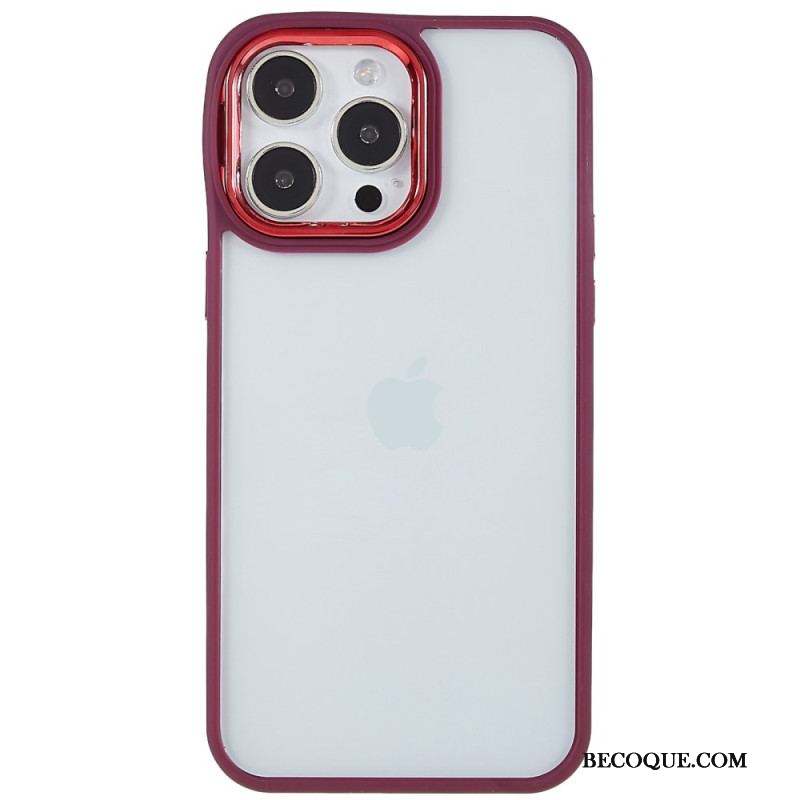 Coque iPhone 14 Pro Max Transparente Rebords Colorés